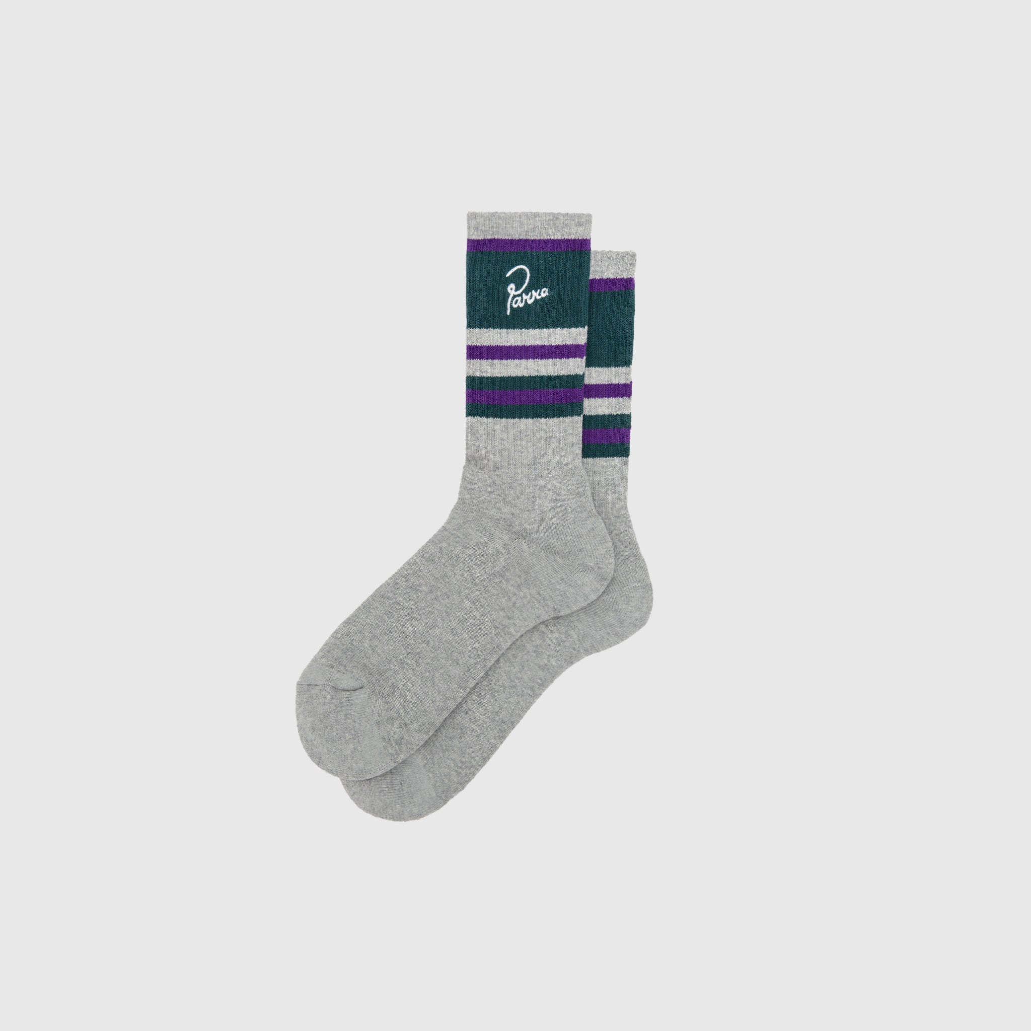 SIGNATURE STRIPED CREW SOCKS