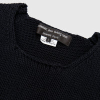CUT-OUT KNIT SWEATER