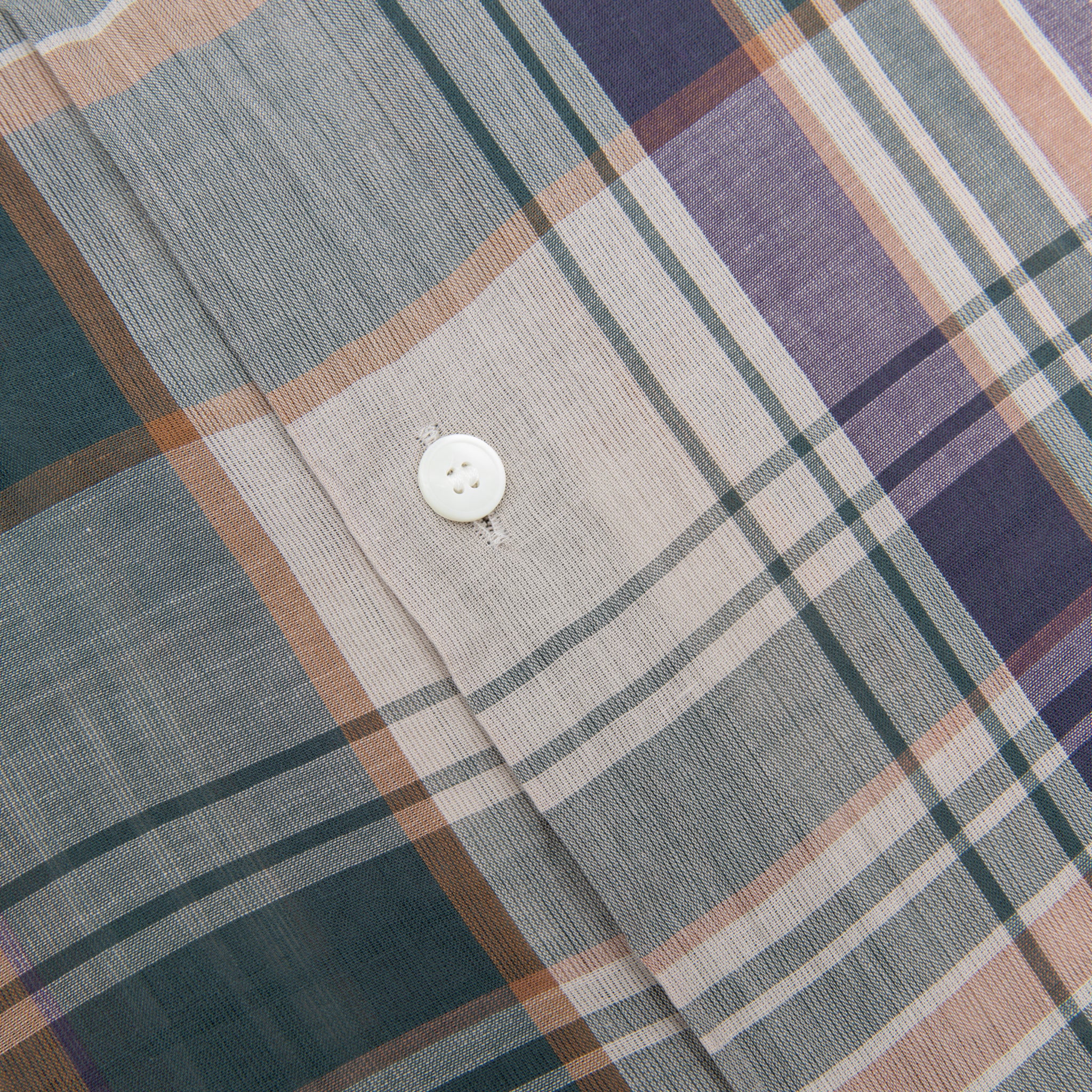 GAUZE PLAID PLAIN S/S SHIRT