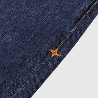 INDIGO DENIM-RINSED JEANS