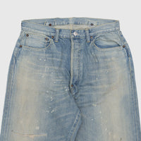 NO.37 WASHED WIDE DENIM PANTS