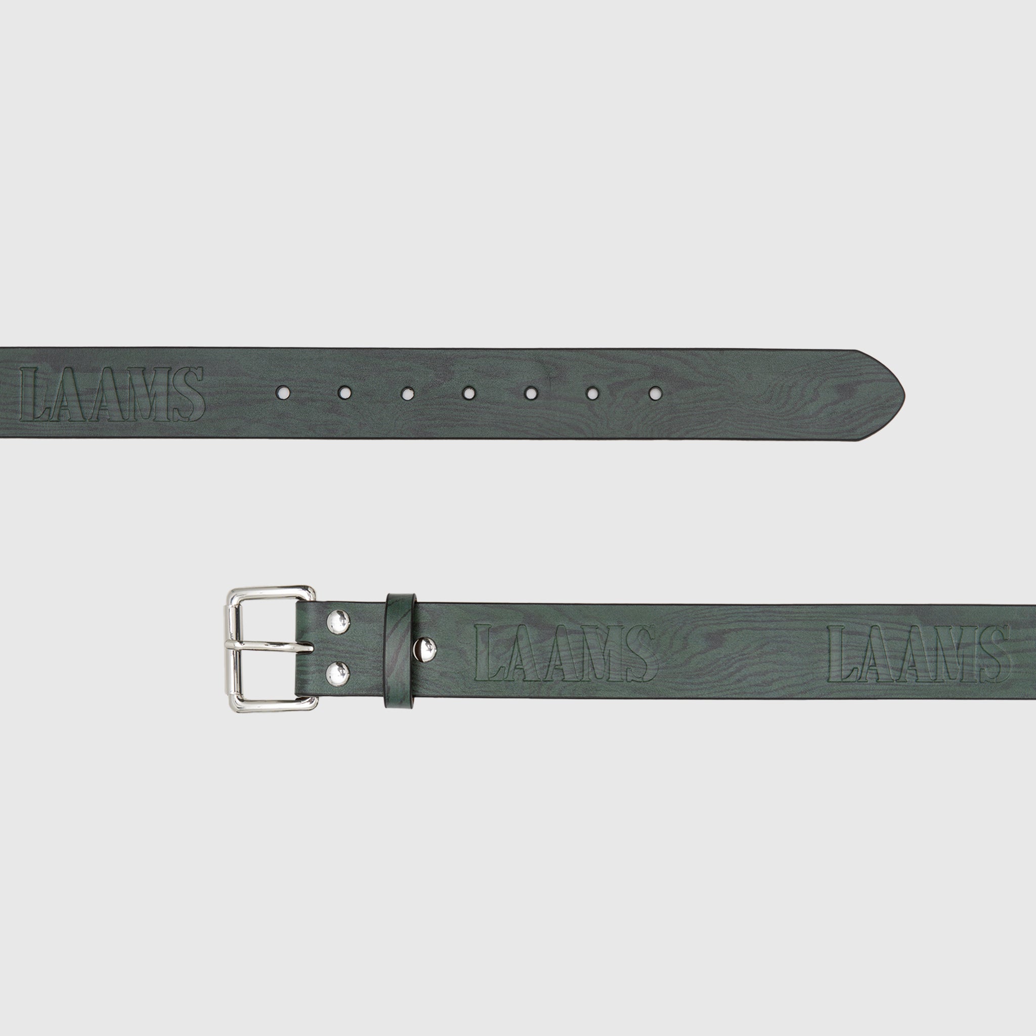 LAAMS WOODGRAIN LEATHER BELT