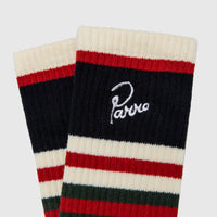 SIGNATURE STRIPED CREW SOCKS