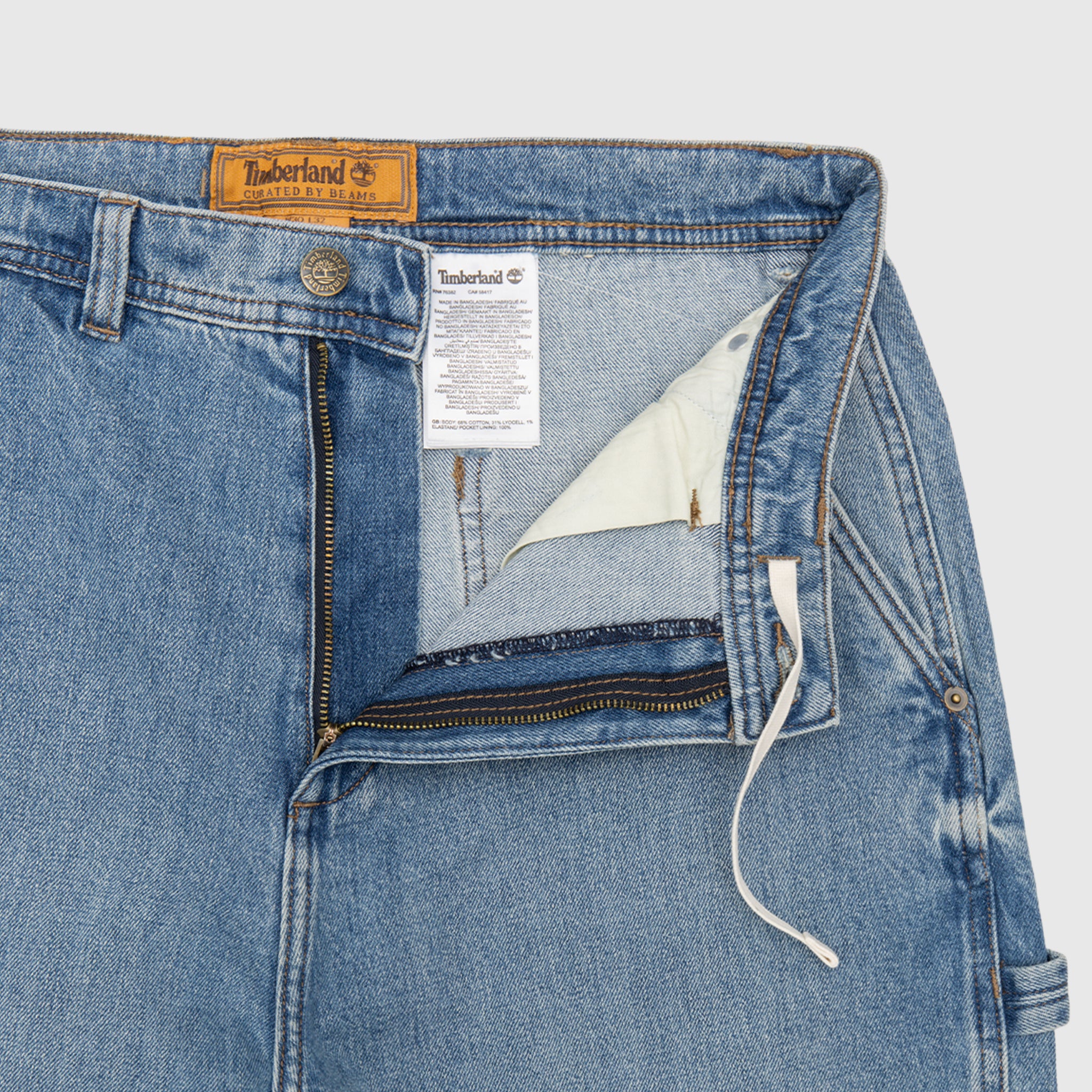 TIMBERLAND X BEAMS DENIM CARPENTER ZIP-OFF PANT