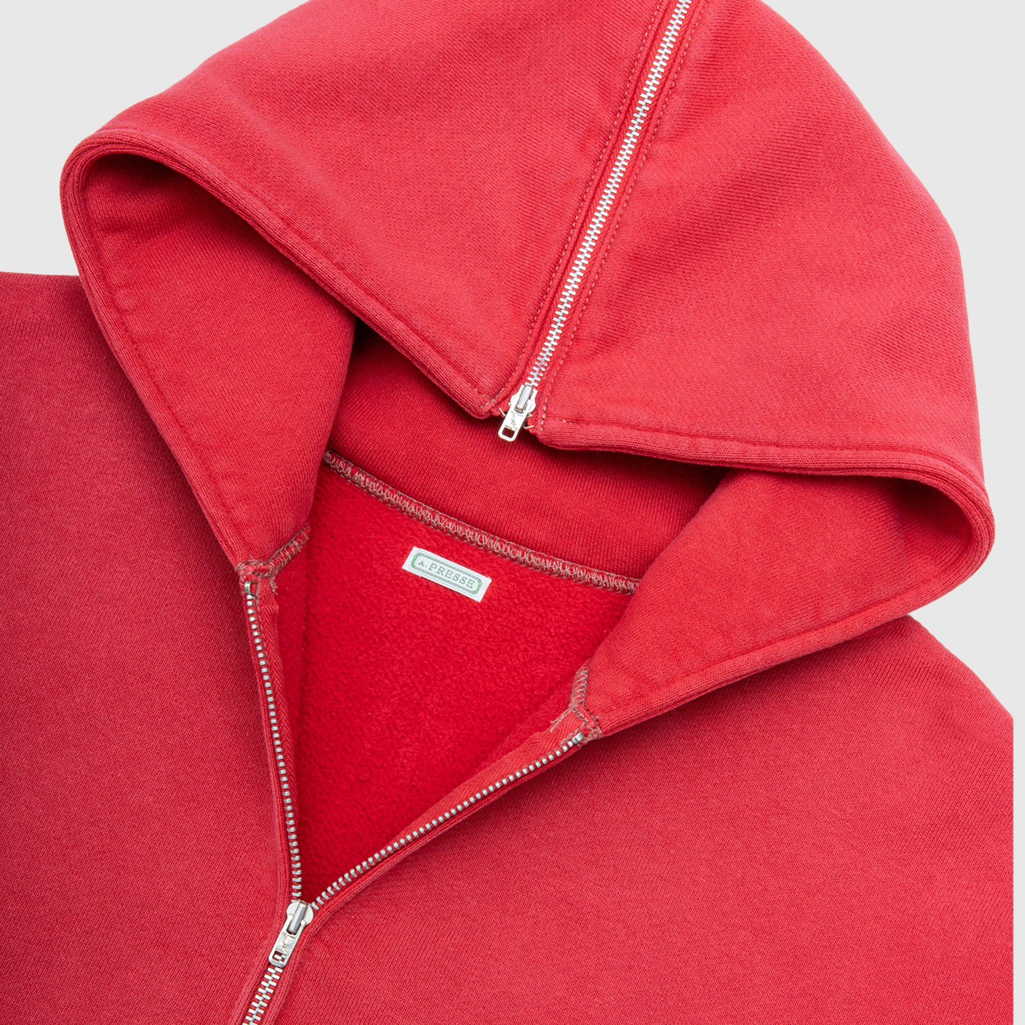 VINTAGE SAILOR HOOD HALF-ZIP SWEATSHIRT