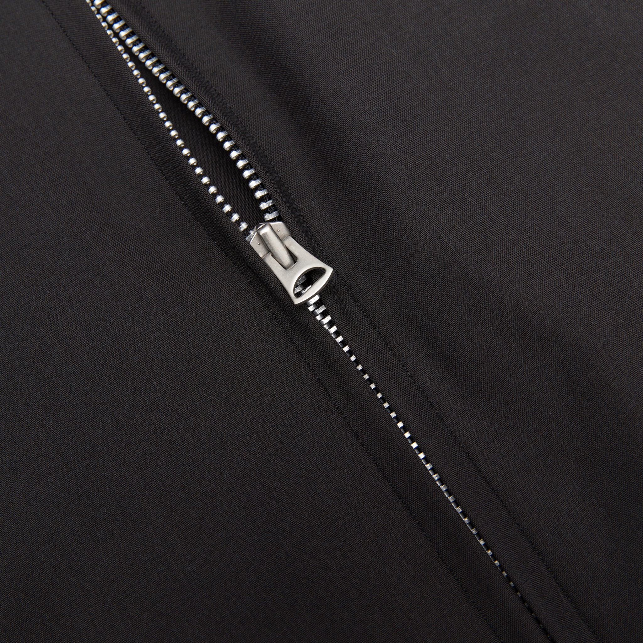 WOOL POPLIN ZIP BLOUSON