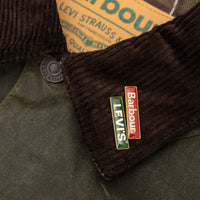 X BARBOUR TYPE II WAXED TRUCKER