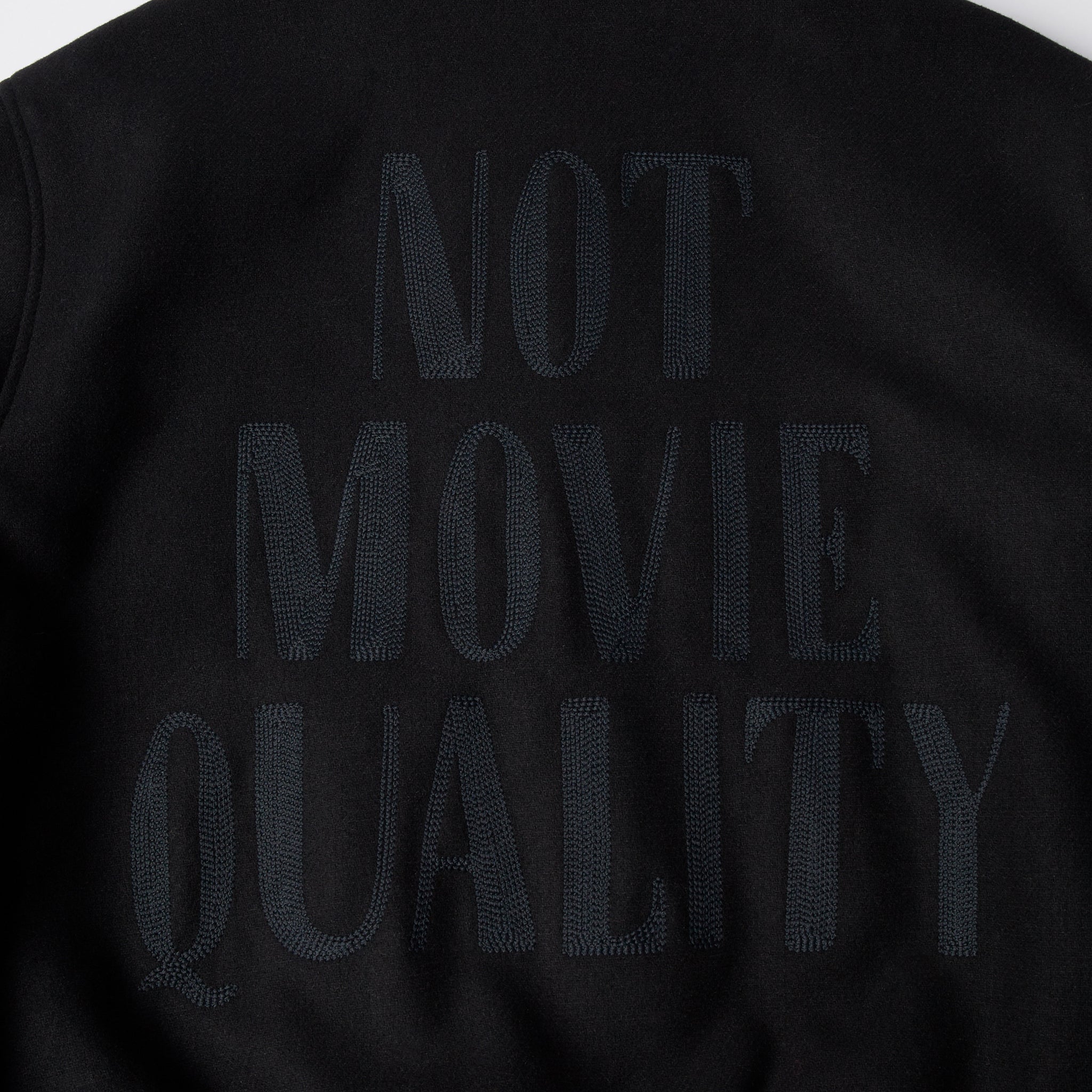 NOT MOVIE QUALITY VARSITY JACKET