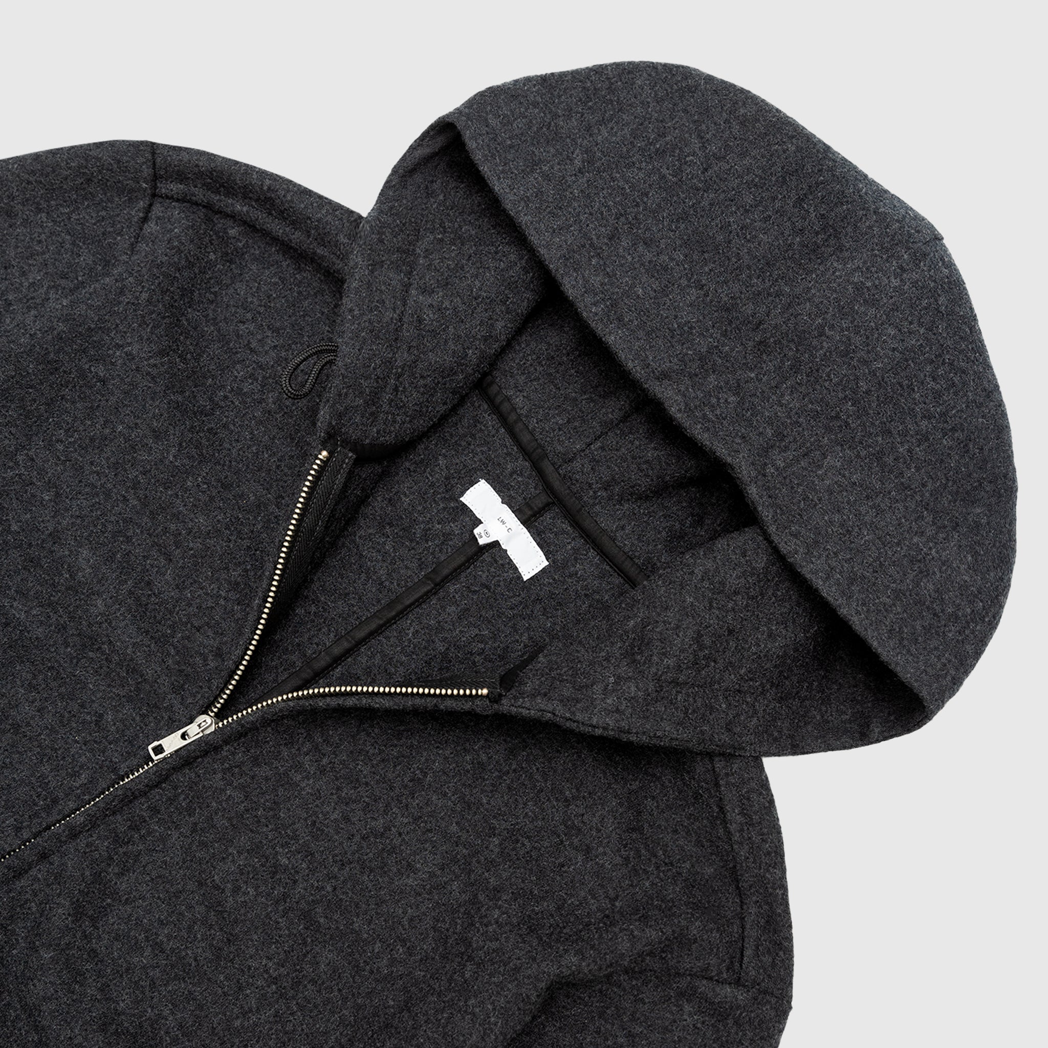 WOOL ZIP HOODIE