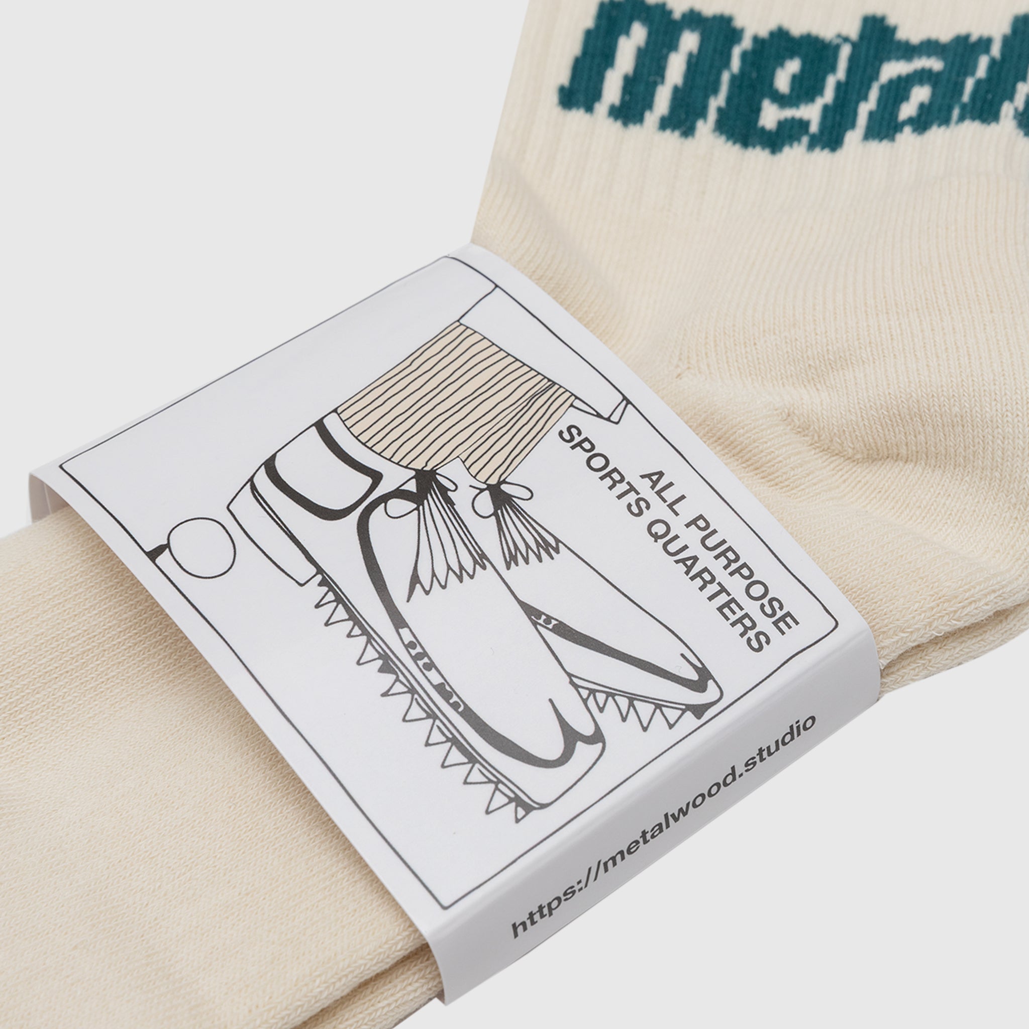 METAL LOGO QUARTER SOCK