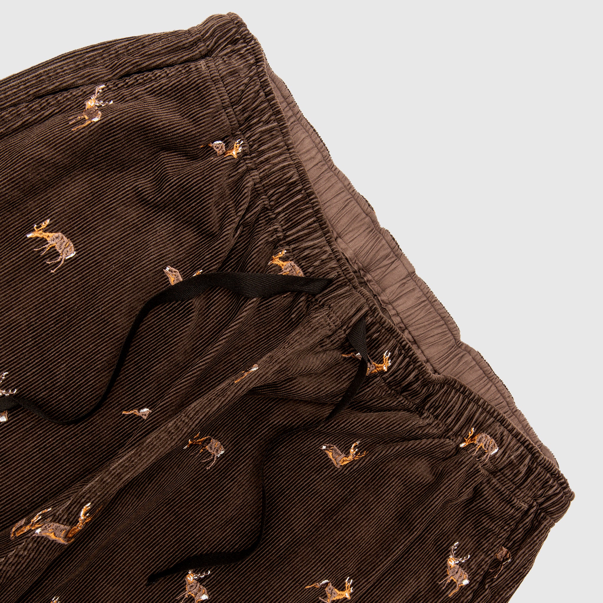 CORDUROY STRING SLACK PANT