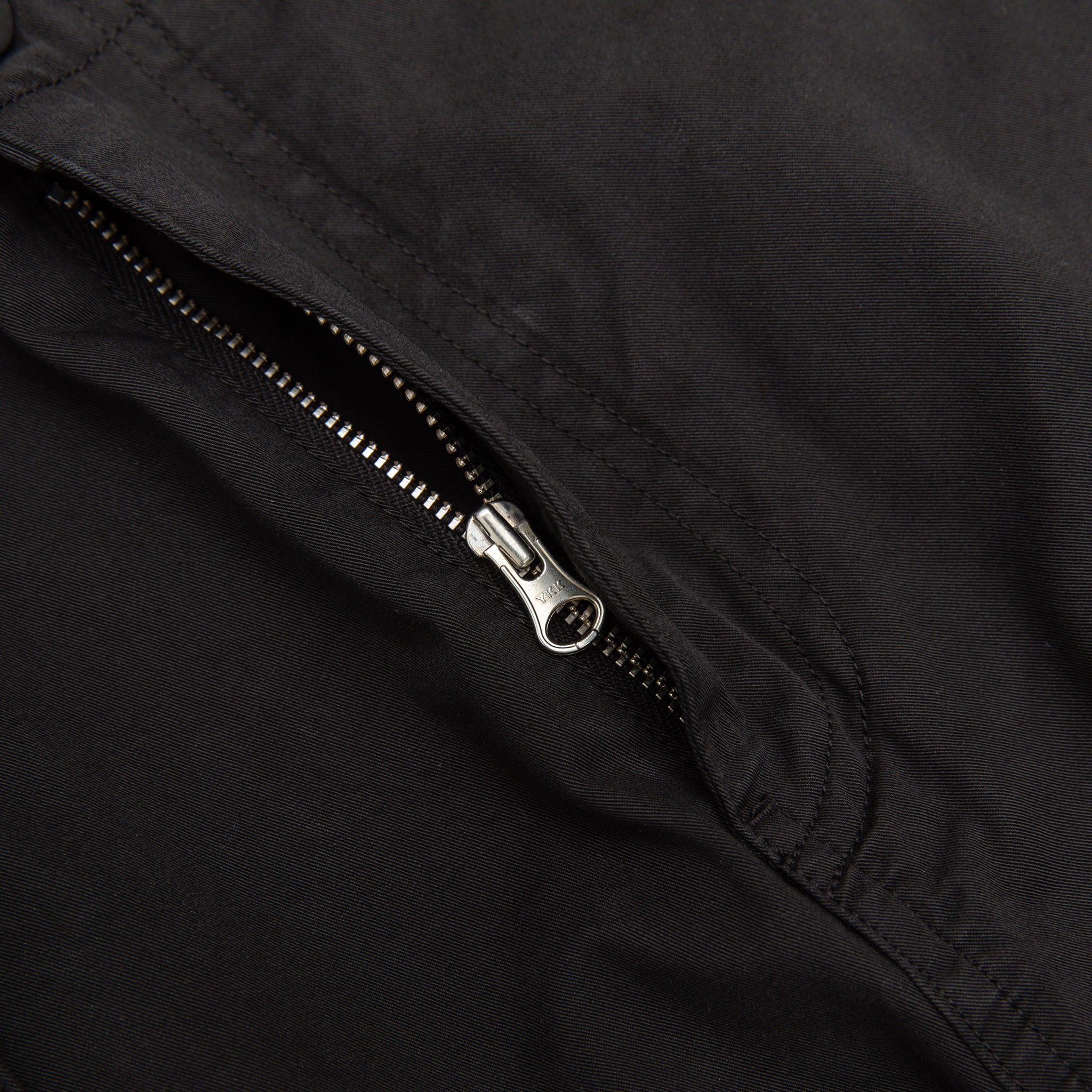 GARMENT DYED COTTON GABARDINE TROUSERS