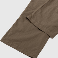 DIAGONAL FLATT NYLON LOOSE PANTS