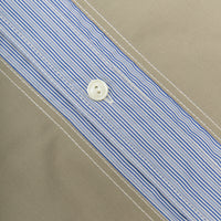 COTTON STRIPED PANELLED SHIRT