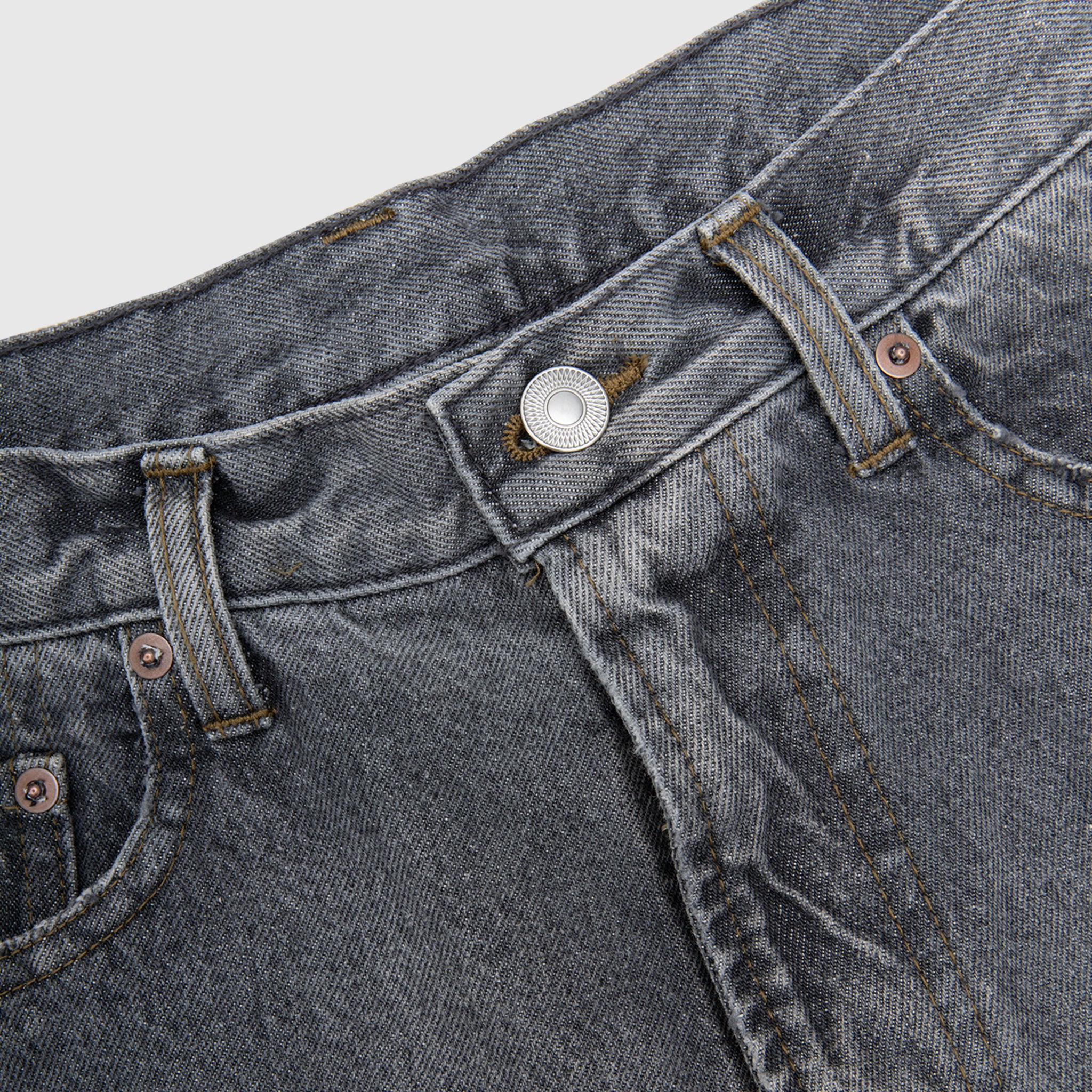 VINTAGE GRAY DENIM PANTS
