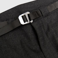 Y ZIP WOOL TWILL PANT