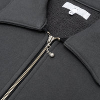 COTTON WOOL QUARTER ZIP SWEATSHIRT