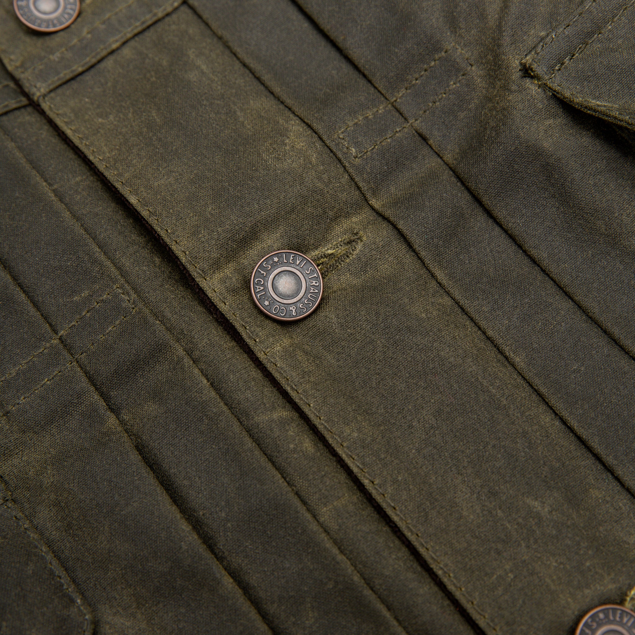 X BARBOUR TYPE II WAXED TRUCKER