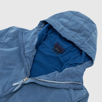 DAVID LIGHT INDIGO-TC HOODED JACKET