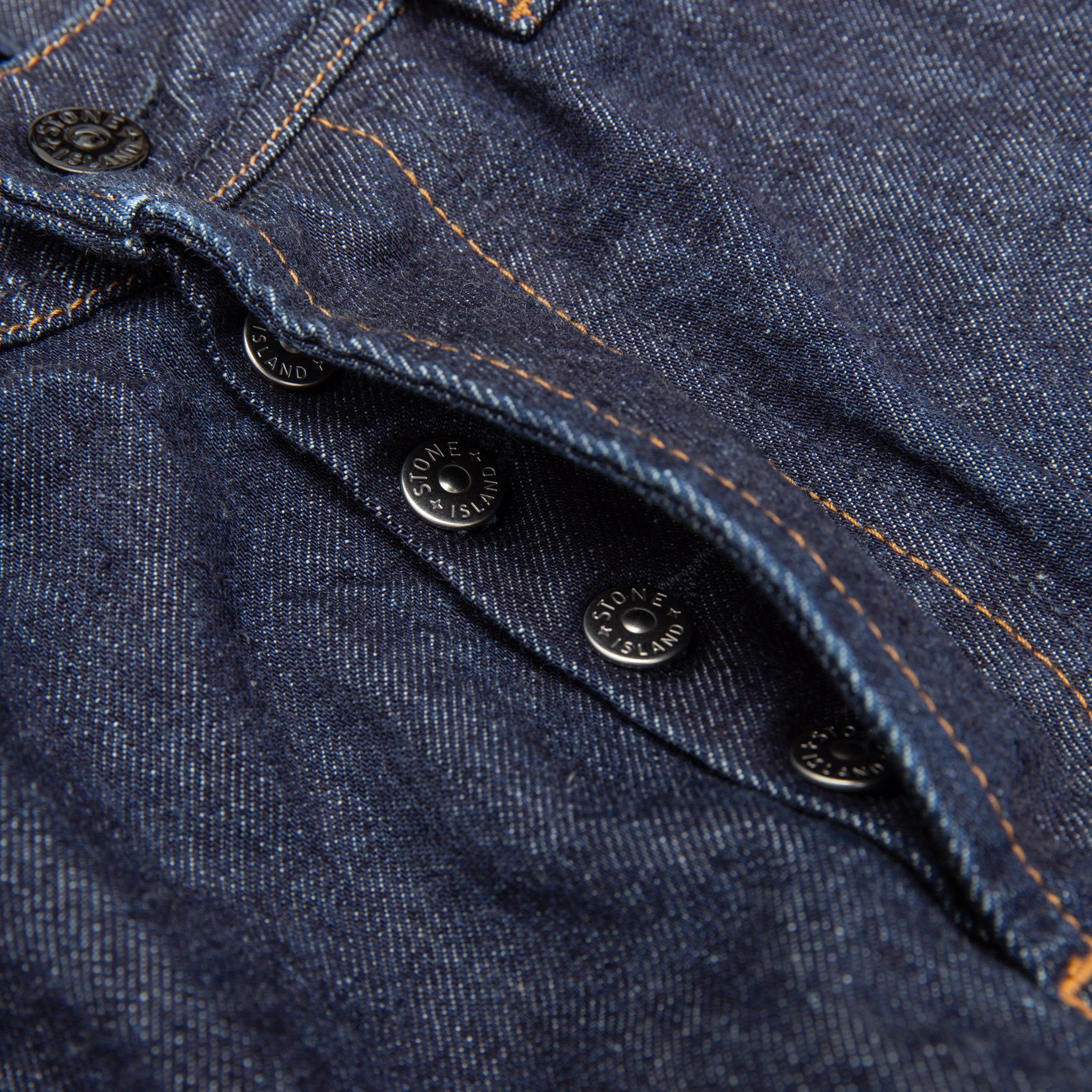 INDIGO DENIM-RINSED JEANS