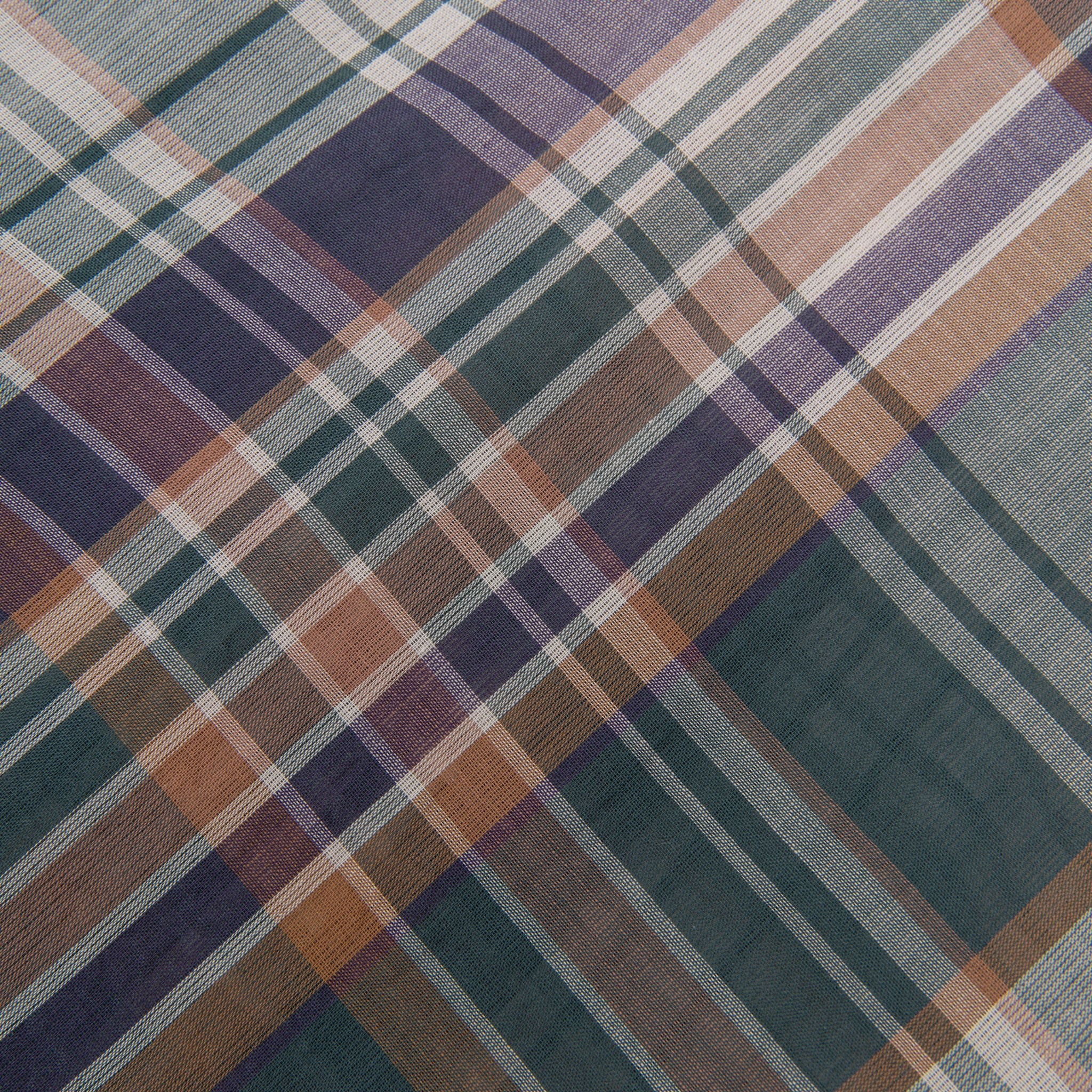 GAUZE PLAID PLAIN S/S SHIRT