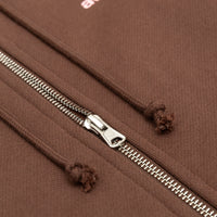 CROWN LOGO FULL-ZIP HOODIE