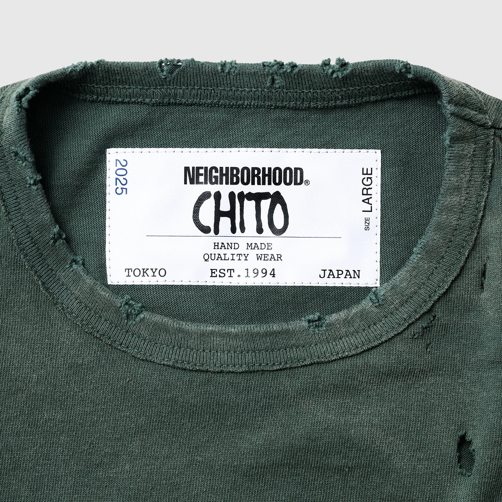 NH x CHITO SAVAGE  S/S CREWNECK T-SHIRT