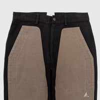 FOMES DOUBLE KNEE WASHED CANVAS PANT