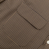 SUMMER WOOL OPEN COLLAR S/S SHIRT