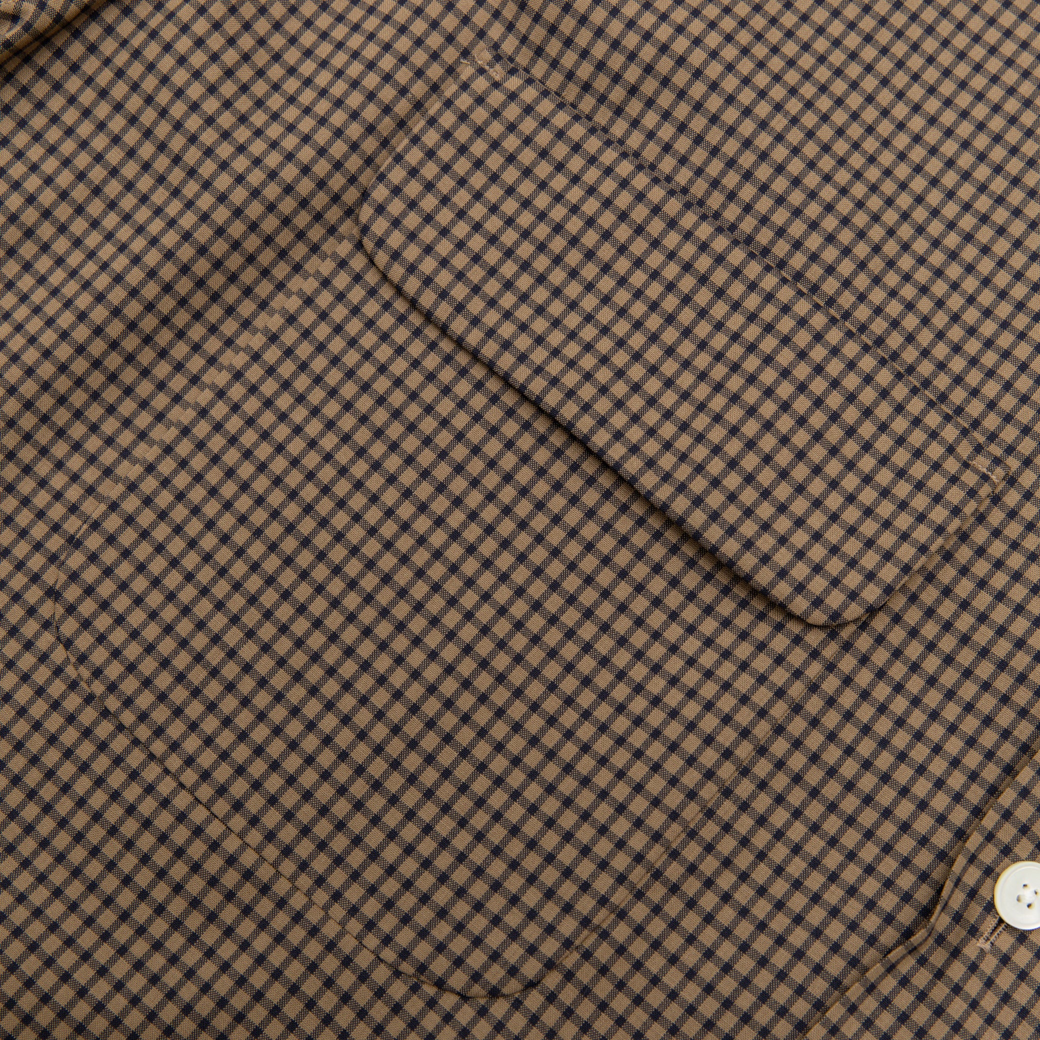 SUMMER WOOL OPEN COLLAR S/S SHIRT