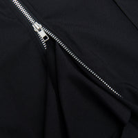 RUFFLED ZIP DETAILED BUTTON-UP SHIRT