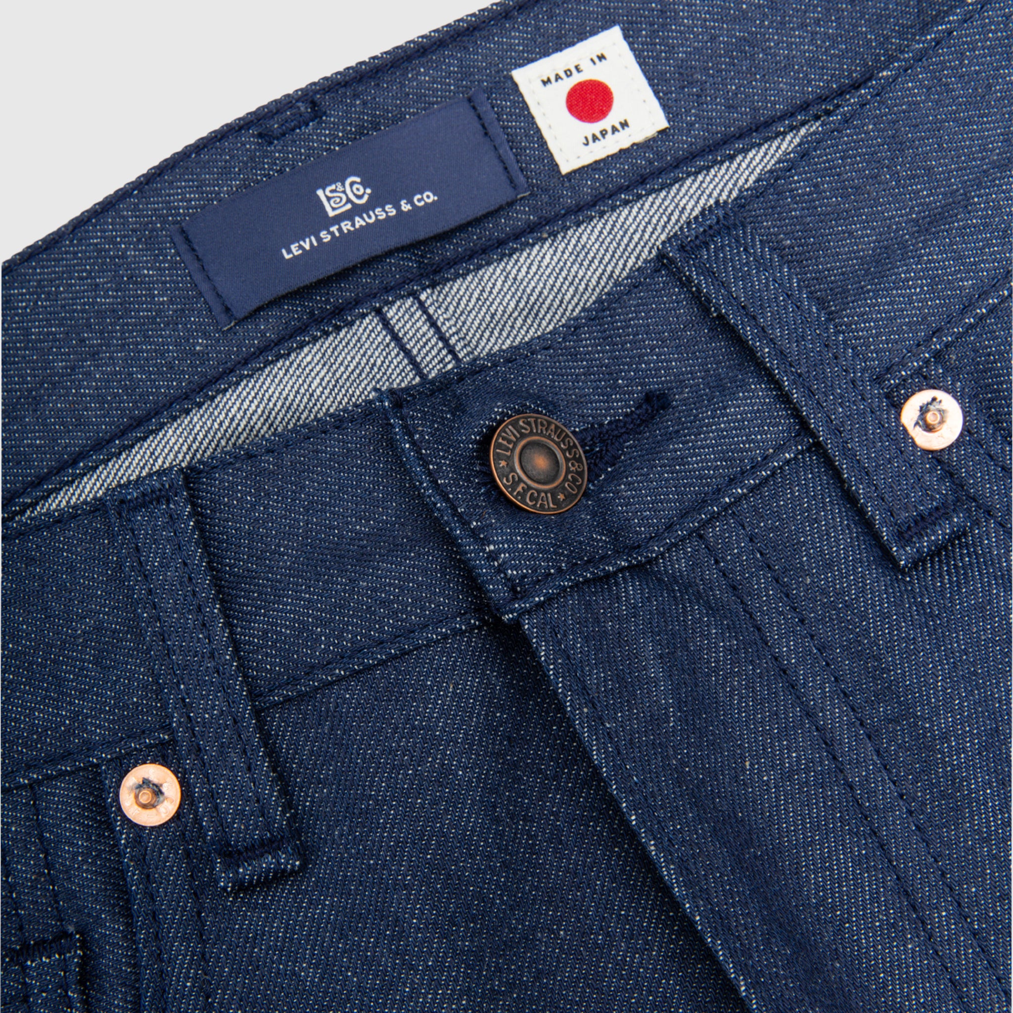 BLUE TAB ANCHOR RELAXED JEANS