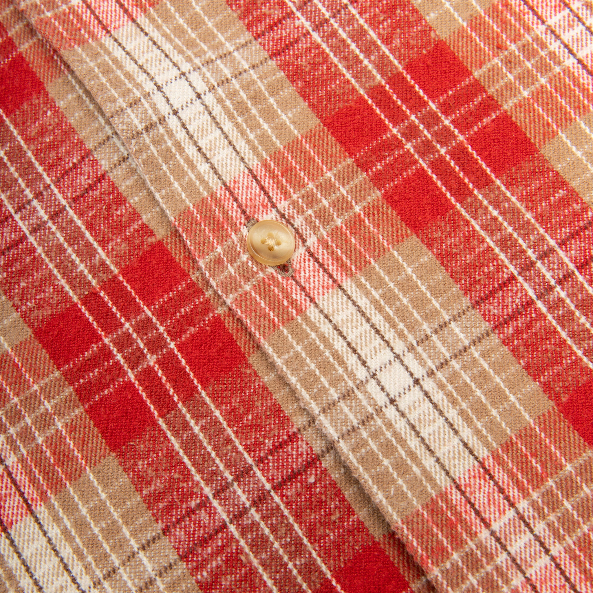 VINTAGE COTTON SILK NEP TWILL CHECK SHIRT