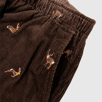 CORDUROY STRING SLACK PANT