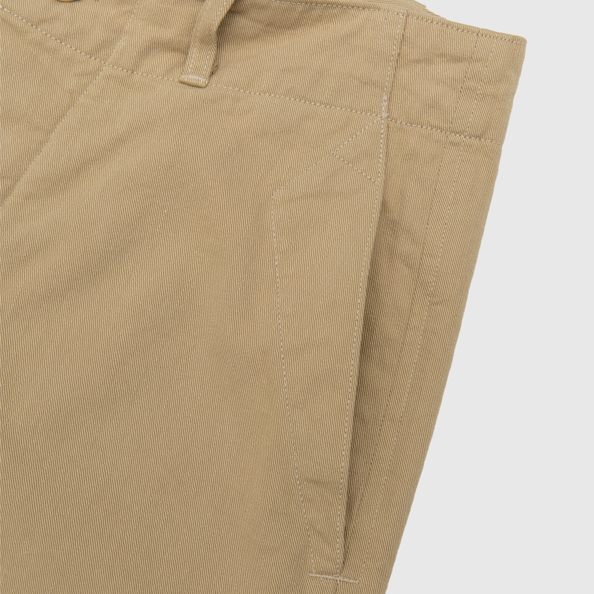 COTTON DRILL WIDE PANTS