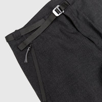 Y ZIP WOOL TWILL PANT