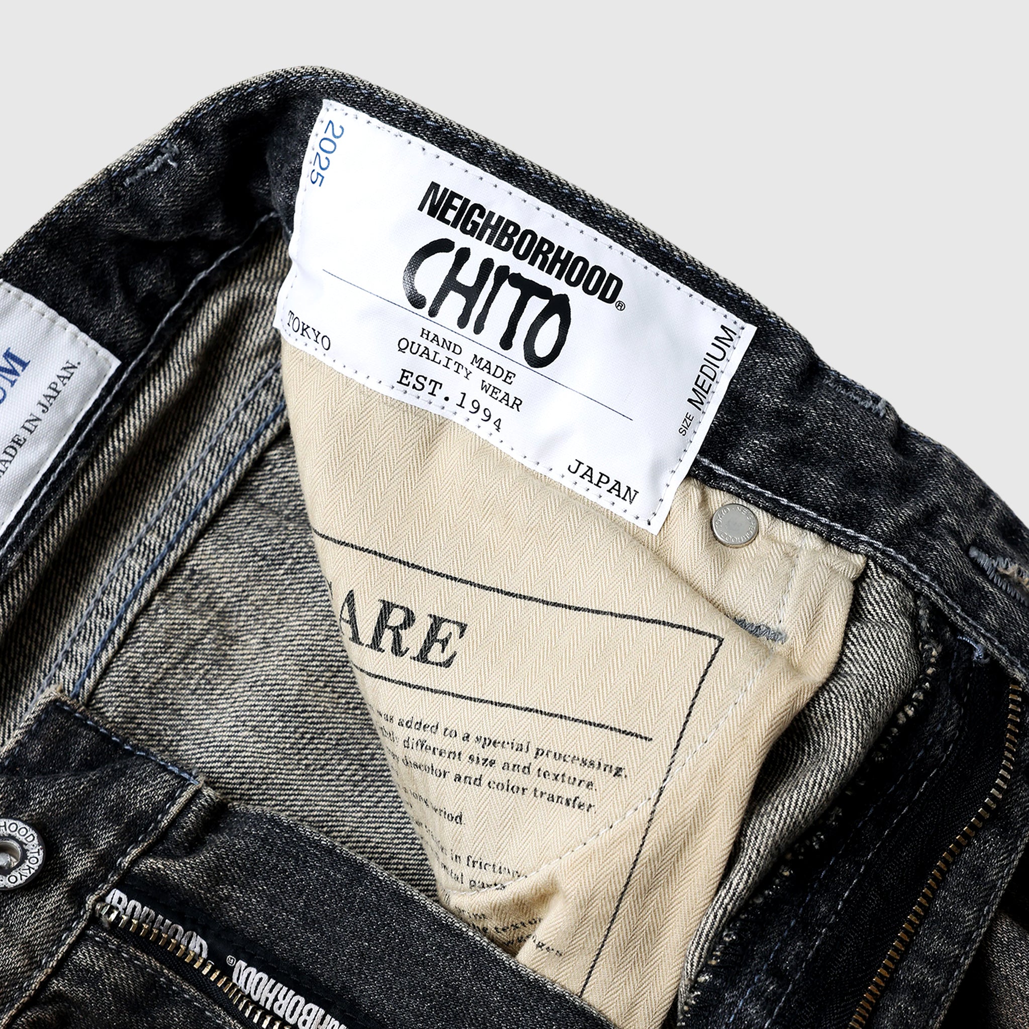 NH x CHITO SAVAGE DENIM DP BASIC PANTS