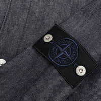 INDIGO DENIM-RAW OVERSHIRT