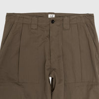 DIAGONAL FLATT NYLON LOOSE PANTS