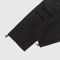 GARMENT DYED COTTON GABARDINE TROUSERS
