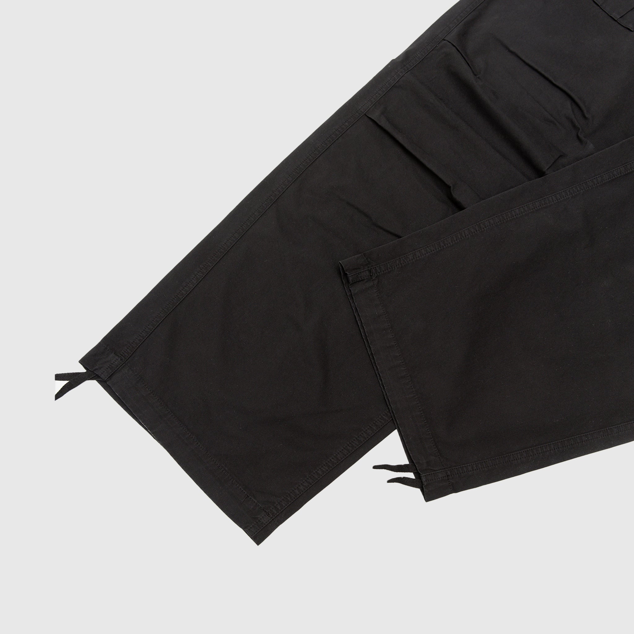 GARMENT DYED COTTON GABARDINE TROUSERS