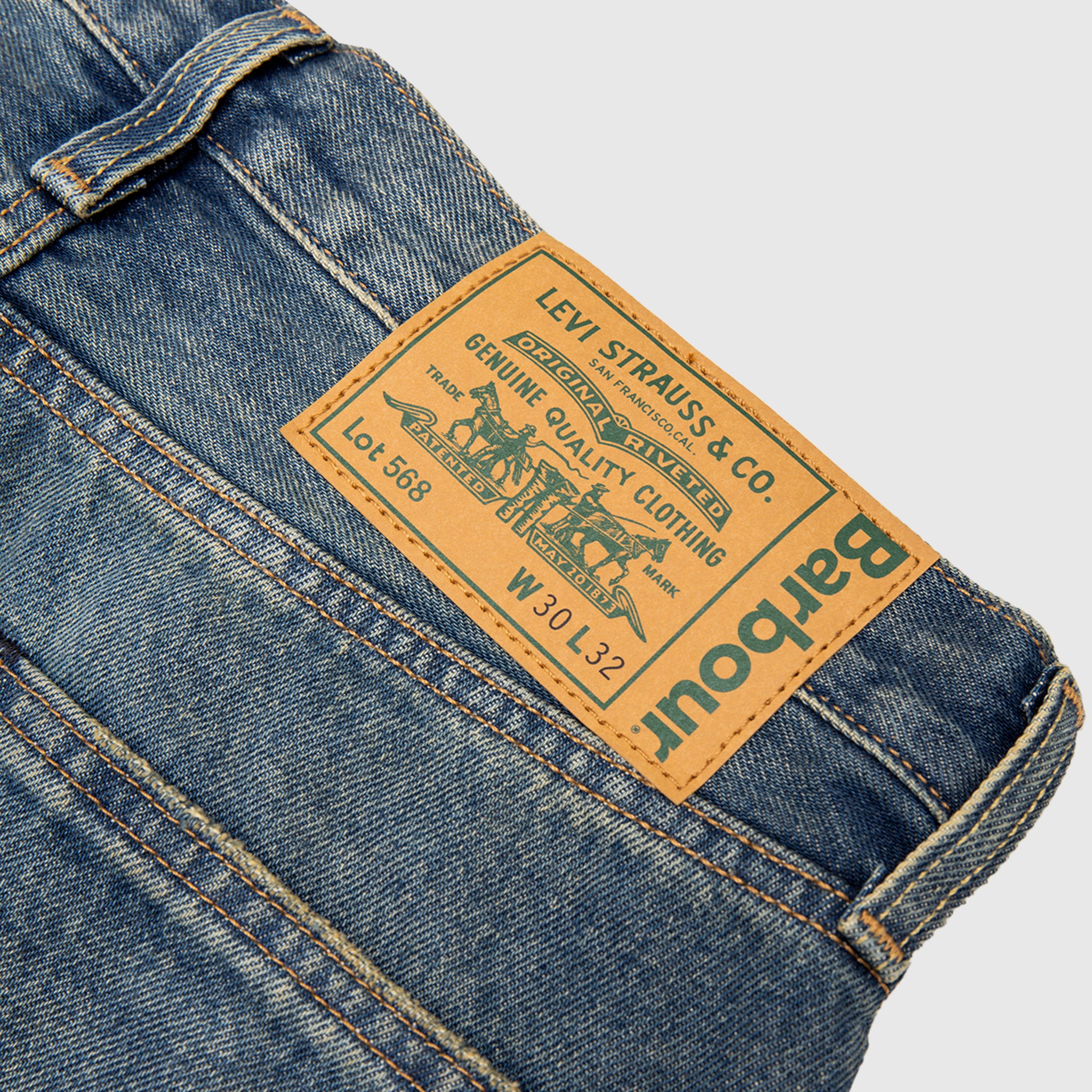 X BARBOUR 568 LOOSE JEAN