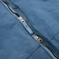 DAVID LIGHT INDIGO-TC HOODED JACKET