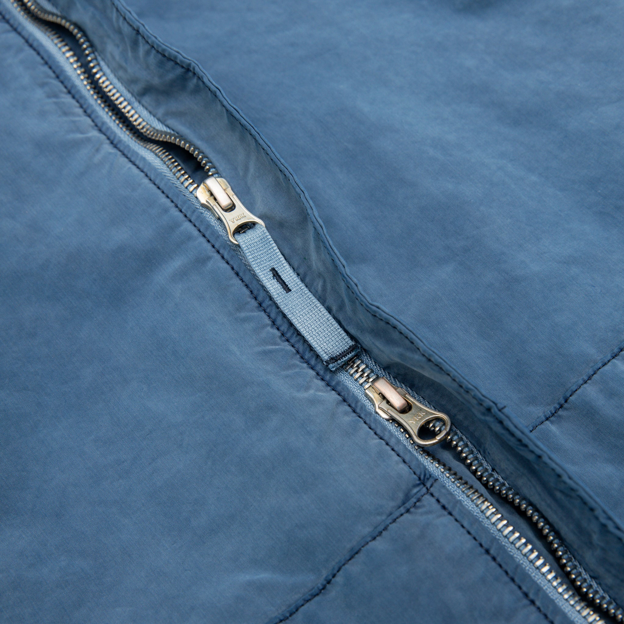 DAVID LIGHT INDIGO-TC HOODED JACKET