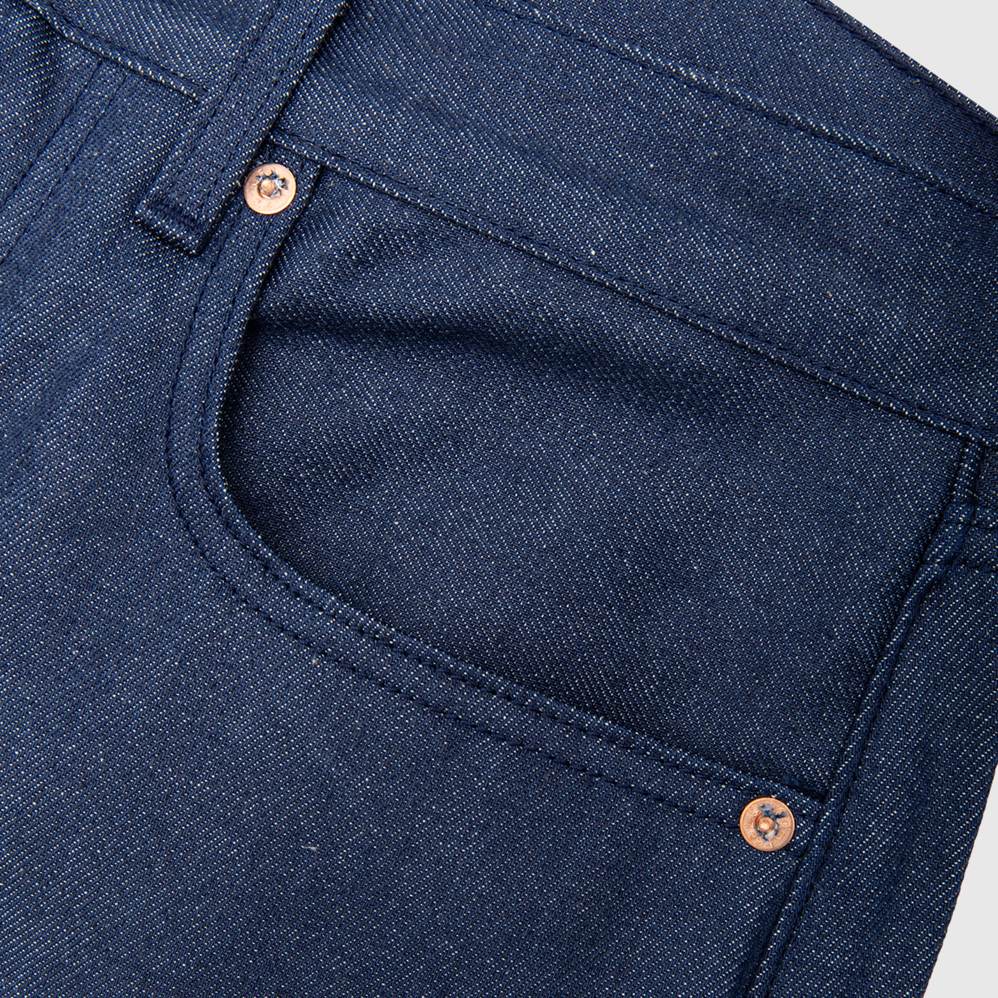 BLUE TAB ANCHOR RELAXED JEANS