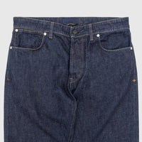 INDIGO DENIM-RINSED JEANS