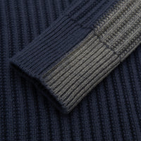 BLEACHED TRANSFORMED RIBBED KNIT