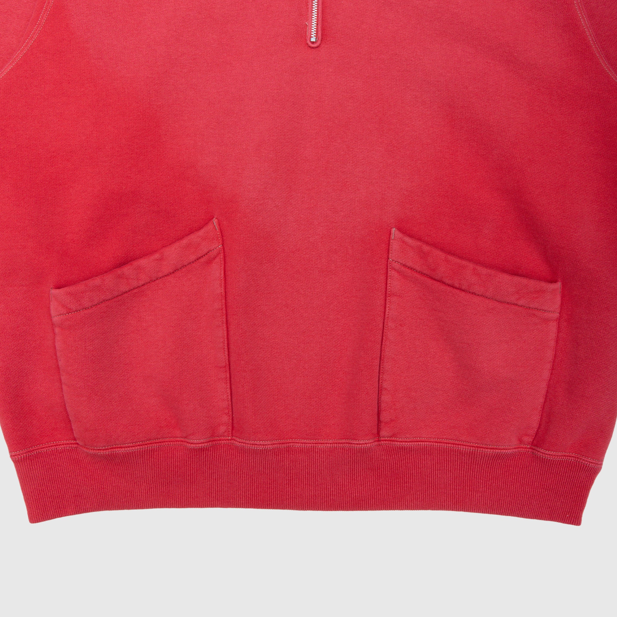 VINTAGE SAILOR HOOD HALF-ZIP SWEATSHIRT