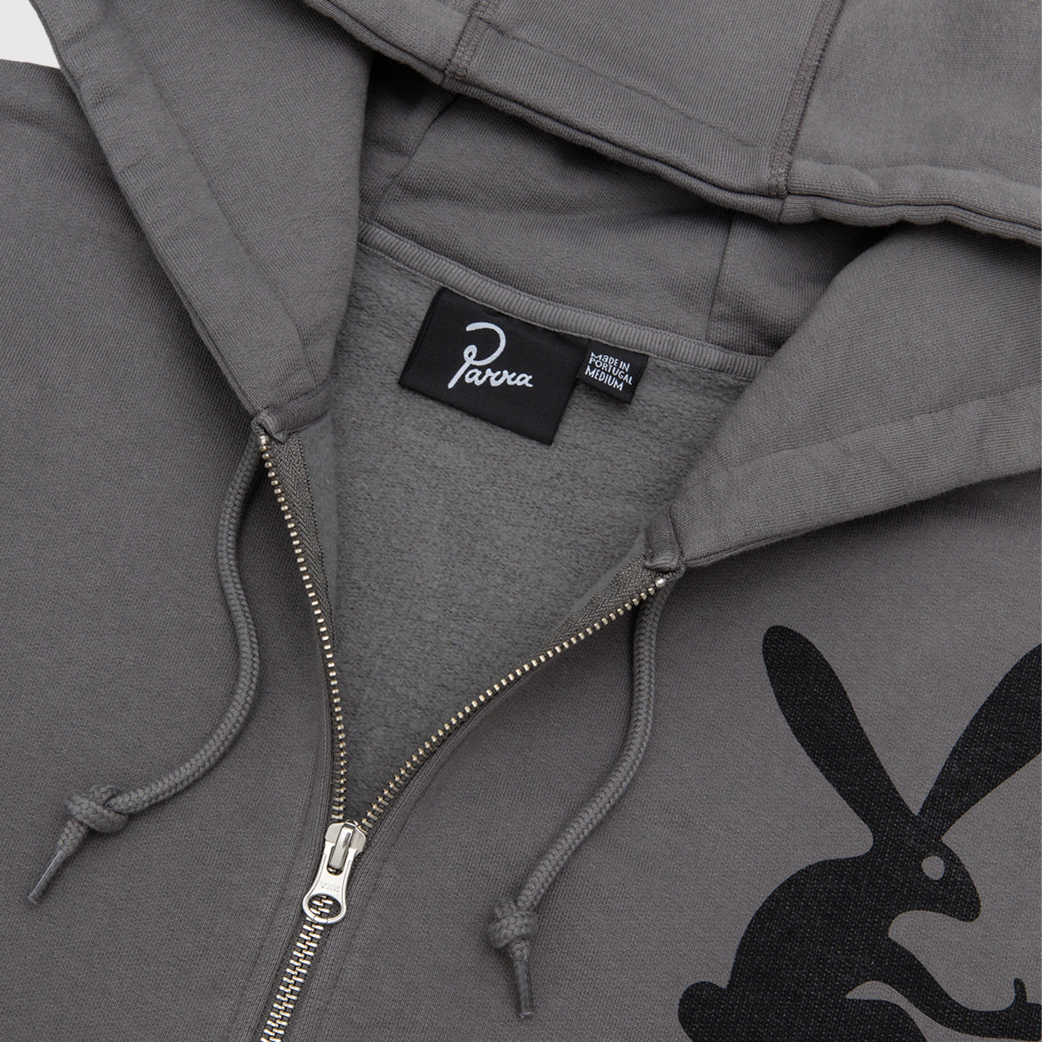 END THE BUNNY ZIP HOODED SWEATSHIRT