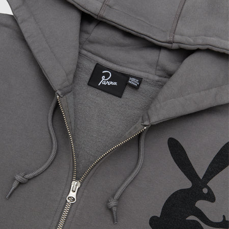 END THE BUNNY ZIP HOODED SWEATSHIRT
